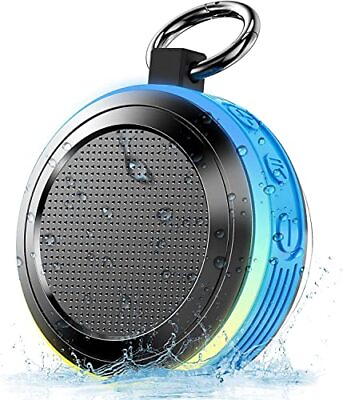#ad Bluetooth Shower Speaker IPX7 Waterproof Wireless Speaker with Suction Cup ... $34.29