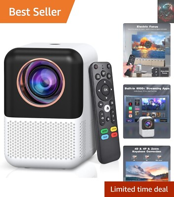 #ad WiFi Bluetooth Projector for Home Theater amp; Office Presentations Native 1080p $219.97