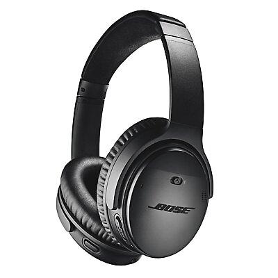 #ad Bose QuietComfort 35 II Wireless Bluetooth Noise Cancelling Headphones Black $125.99