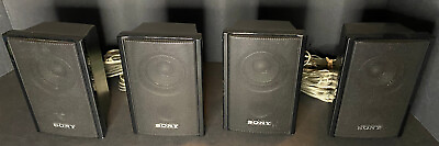 #ad Lot of 4 Sony Surround Sound Speakers SS TSB95 FRONT SUR Right and Left $22.74