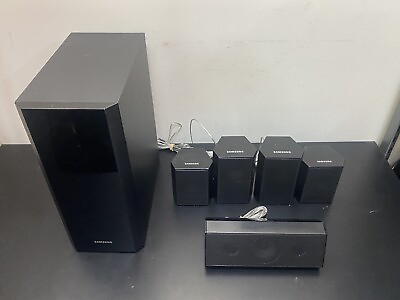 #ad Samsung Home Speakers Sub 6 SET PS HC2 1 HS1 2 1 Center Front LR Surr. LR $99.95