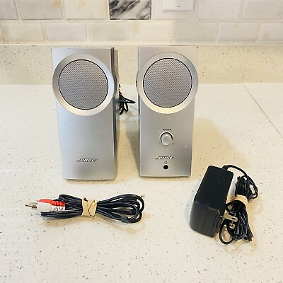 #ad BOSE Companion 2 Series I Multimedia Speaker System 2 Speakers TESTED WORKING $28.00