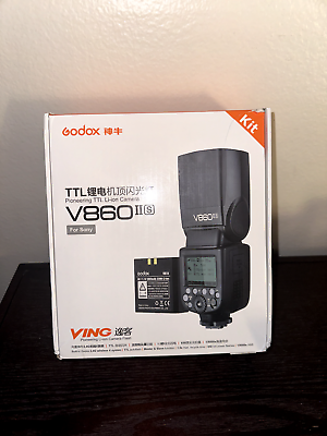 #ad Godox VING V860IIS TTL Li Ion Flash Kit for Sony Cameras $155.99