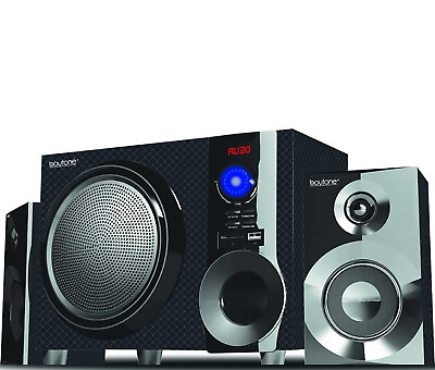 #ad Boytone Wireless Bluetooth Stereo Audio Speaker System SD AUX USB FM Radio $89.99