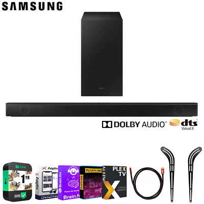 #ad Samsung HW B550 2.1ch Soundbar with Dolby Audio 2022 1 Year Protection Pack $227.99