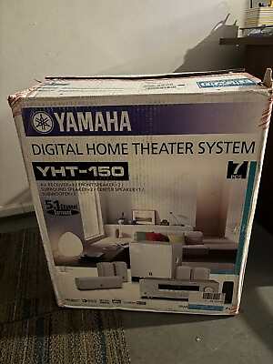 #ad Yamaha Digital Home Theatre System YHT 150 5.1 Channel Surround Sound 7 Piece $425.00