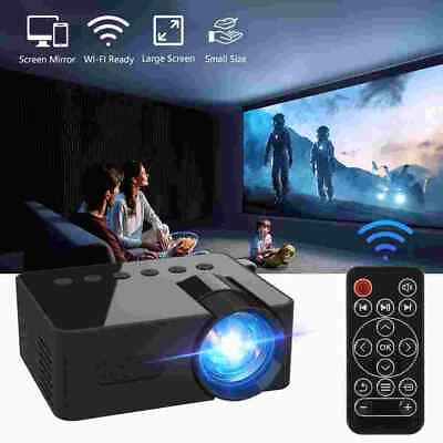 #ad Portable Mini Projector 1080P LED Home Office Theater Cinema For Android iPhone $35.99