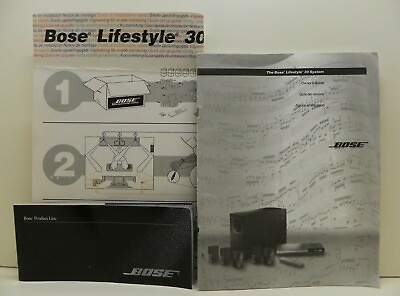 #ad Bose Lifestyle 30 Series System Operator Manual Instructions Owners Guide OEM $12.22
