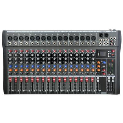 #ad 16 Channel Mixing Console Bluetooth USB Crystal Clear Sound Live $149.00