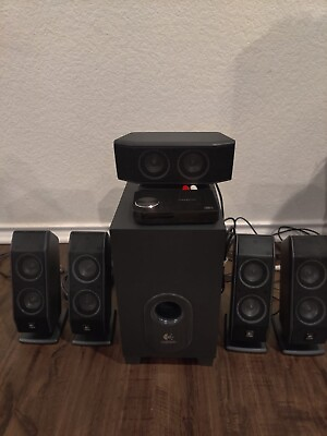 #ad #ad Logitech X 540 5.1 Surround Sound Speaker System Subwoofer Bundled SB1090 $200.00