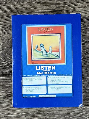 #ad Listen featuring Mel Martin 8 Track Tape Tested Working With Sleeve $7.99