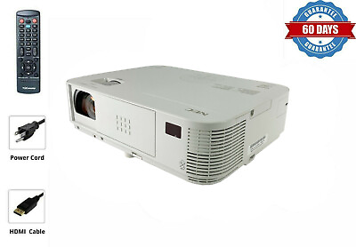 #ad 3200 ANSI Lumens DLP Projector 3D HD HDMI 1080p for Home Theater Cinema w Remote $107.95