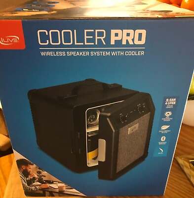 #ad NEW iLive Cooler Pro Wireless Speaker System w Hidden Cooler Six Pack blutooth $42.00
