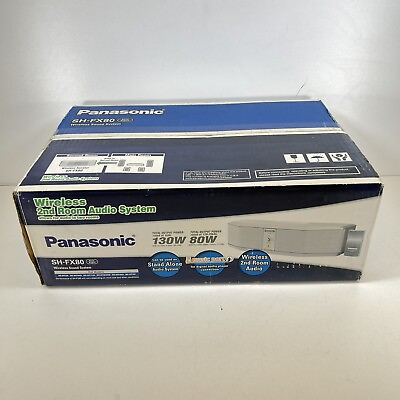 #ad Panasonic SH FX80 Silver Wireless Sound System New in Sealed Box $35.00