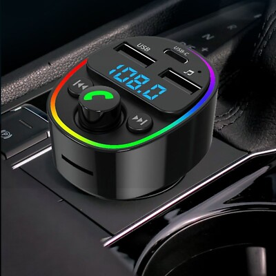 #ad Bluetooth Car FM Transmitter MP3 Player Hands free Radio Adapter Kit USB Charger $10.99