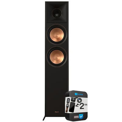 #ad Klipsch High Fidelity Floorstanding Speaker with Bass Ebony 2 Year Warranty $649.00