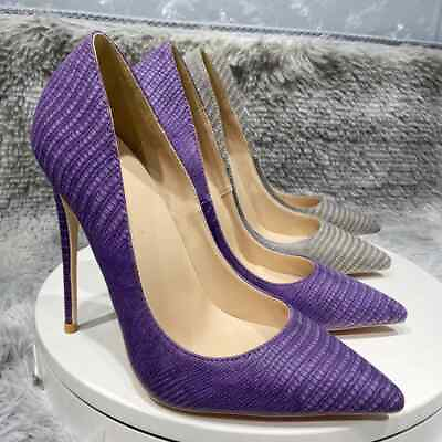 #ad 2023 new home Pointed high heels 8 10 12cm high heels $85.92