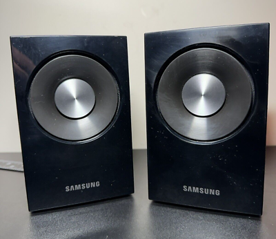 #ad Samsung Home Theater Rear Right Left Speakers Black Gloss 5.5quot; X 2.5quot; PS RC650W $5.53