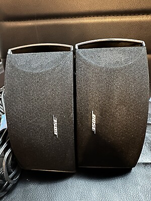 #ad Pair of Bose Cinemate Gemstone Speakers w Speaker Cable. TESTED $39.00