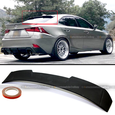 #ad For 14 19 IS250 IS350 IS200t IS300 Primed V2 Style Rear Window Roof Wing Spoiler $44.99