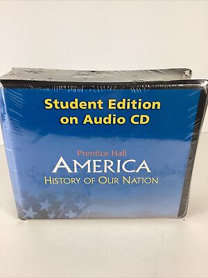 #ad Prentice Hall America: History of Our Nation Student Edition On Audio CD NEW $39.95