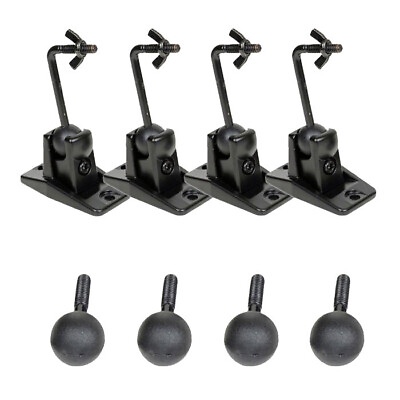 #ad 4x Home Theater Speaker Wall Ceiling Mount Bracket Surround Sound Universal CD1 $29.96