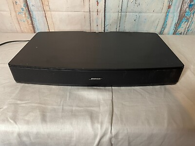 #ad Bose Solo TV Sound System Black Tested W Power Adapter Only **NO REMOTE** $68.00