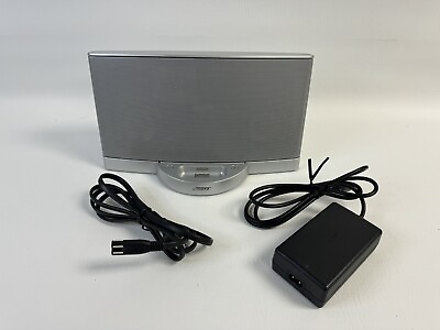 #ad #ad Bose Sound Dock Series II Digital Music System Silver w Power Cord NO REMOTE $39.99