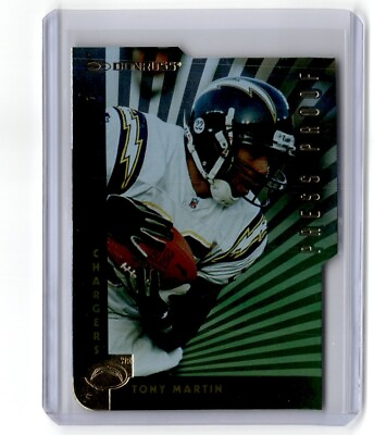 #ad 1997 Donruss Press Proofs Gold Die Cuts Tony Martin 500 San Diego Chargers #125 $3.99