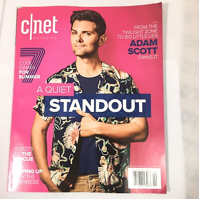 #ad CNET Magazine Summer 2019 Adam Scott A Quiet Standout 7 Cool Games For Summer $9.90