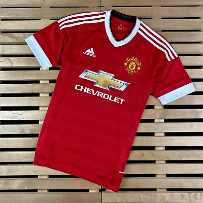 #ad Mens Jersey Adidas Manchester United Home 2015 2016 Ibrahimovic 10 Size S $54.00
