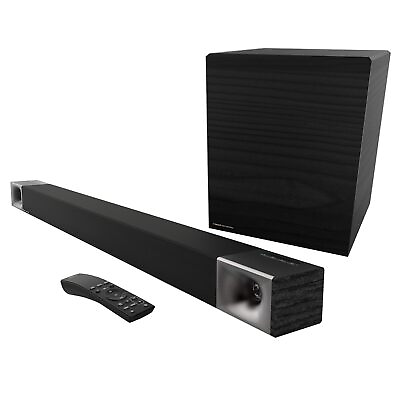 #ad Klipsch Cinema 600 Sound Bar 3.1 Home Theater System with HDMI ARC for Easy Se $557.64