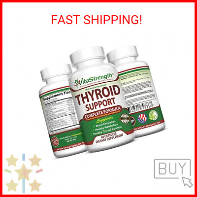 #ad Thyroid Support Complete Formula to Help Weight Loss amp; Improve Energy with Bla $17.63
