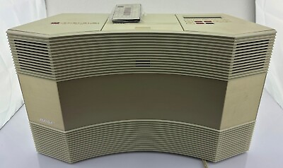 #ad BOSE Acoustic Wave Music System Model CD 3000 AM FM CD Player Beige Tested $191.99