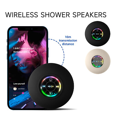 #ad New Bluetooth5.0 Speaker Bathroom Audio Wireless Shower Speakers Waterproof IPX4 $9.80