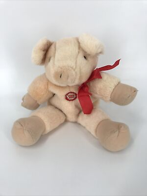 #ad Vintage MTY International Plush Pig 13quot; Puppet Sound Broken Stuffed Animal toy $8.39