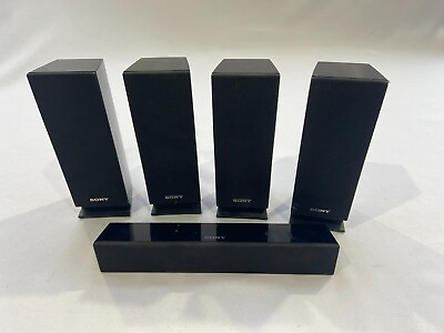 #ad 5x Sony Surround Sound Speaker System Set SS CTB101 amp; SS TSB101 $39.99