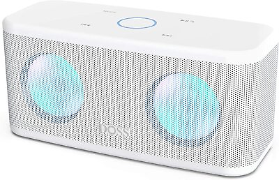 #ad Portable Wireless Bluetooth Speaker with HD Sound for Home Outdoor White $65.00