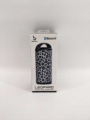 #ad Bass Jaxx Leopard Wireless Speaker SP 0151 Black $14.99