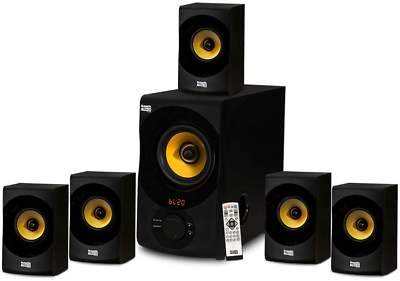 #ad 5 Speakers Home Theater 5.1 Bluetooth System 700W and Powered Subwoofer amp; Remote $147.48