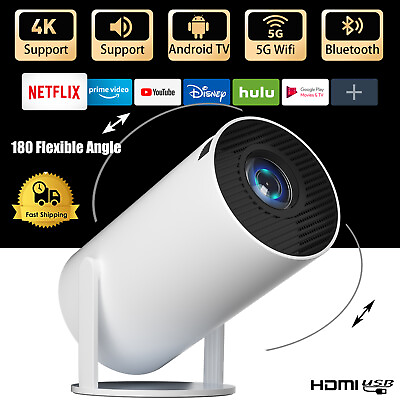 #ad 4K UHD Home Theater Projector 1080P 10000 Lumen Mini WiFi Freestyle Video Cinema $79.99
