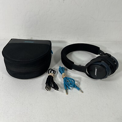 #ad Bose SoundLink OE On Ear Bluetooth Headphones with Case TESTED AND WORKS $85.00