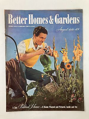 #ad VTG Better Homes amp; Garden Magazine August 1940 Dollars amp; Sense in Home Planning $13.45