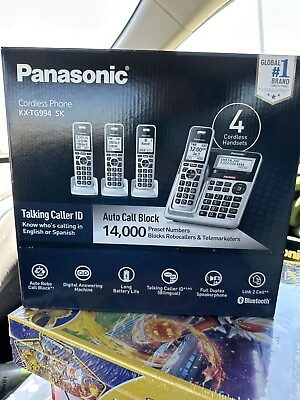#ad Panasonic KX TG994 4 Handset Wireless Handset Phone $59.99