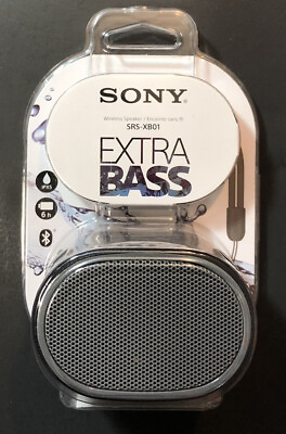 #ad Sony Bluetooth Wireless Speaker Extra Bass SRS XB01 Black NEW $42.30