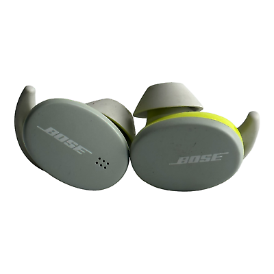#ad BOSE SPORT EARBUDS TRUE WIRELESS BLUETOOTH GLACIER WHITE EARBUDS ONLY PARTS $29.99