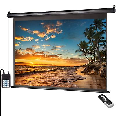 #ad Auto Motorized Projector Screen with Remote Control 120 inch 4:3 Aspect Rat... $175.24