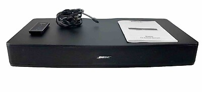 #ad Bose Solo TV Sound System Sound Bar Black 410376 Works $84.99