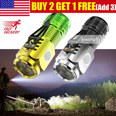 #ad Three Eyed Monster Mini Flashlight Flash Super Power Waterproof Outdoor Travel🔥 $6.59
