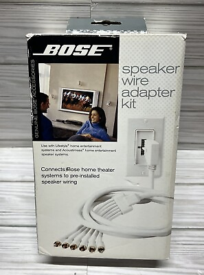 #ad NEW Bose Speaker Wire Adapter Kit for Lifestyle amp; Acoustimass System $46.00